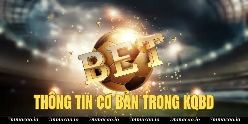 Các thông tin căn bản có trong KQBD
